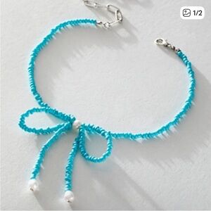 Free People Turquoise Babydoll Choker